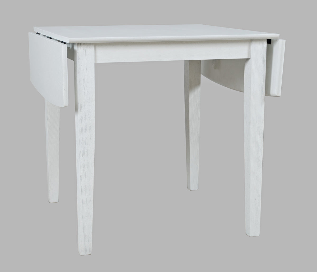 Eastern Tides Blanc Dropleaf Dining Table w/ 4 X-Back Chairs - Ornate Home