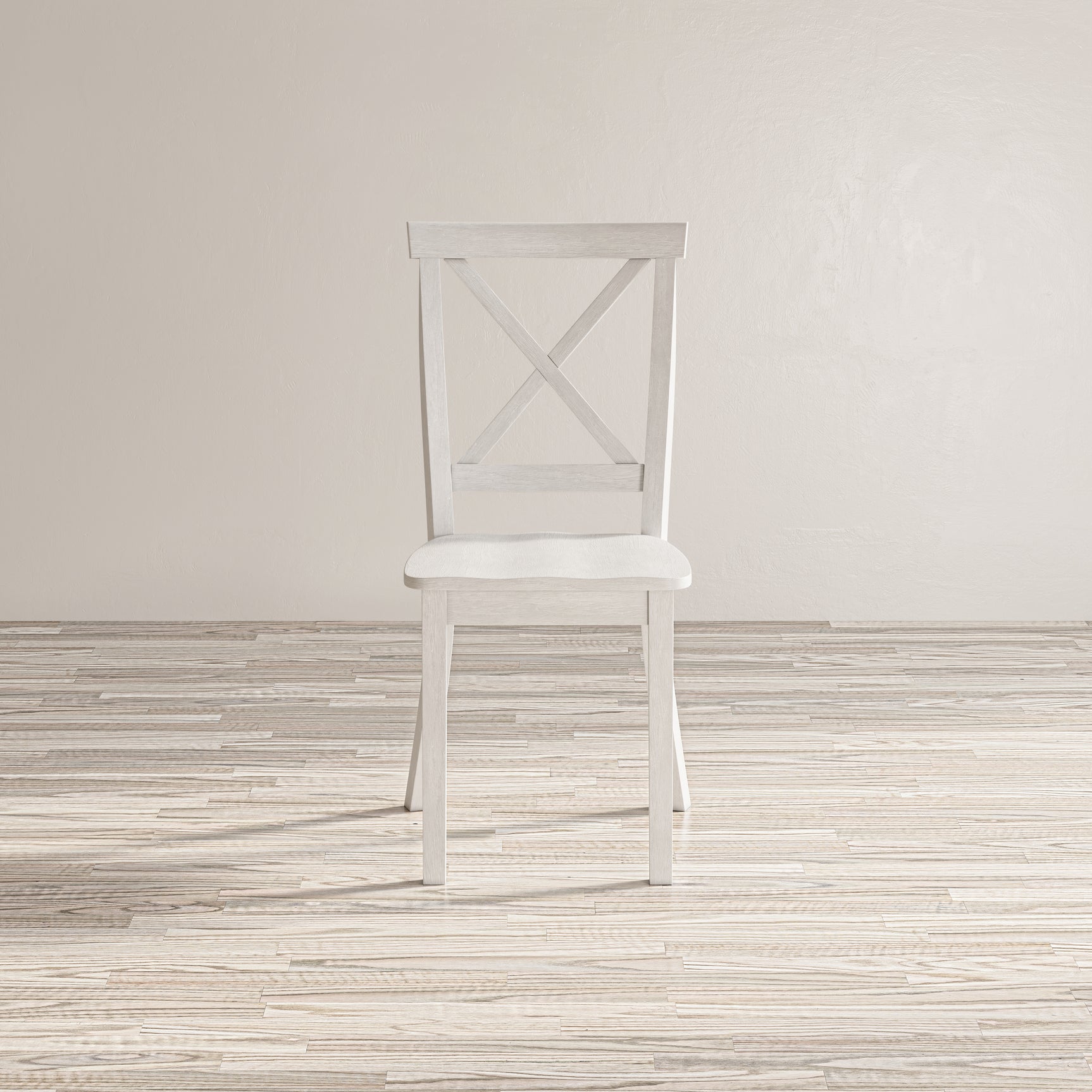 Eastern Tides Blanc X Back Dining Chair (Set of 2) - Ornate Home