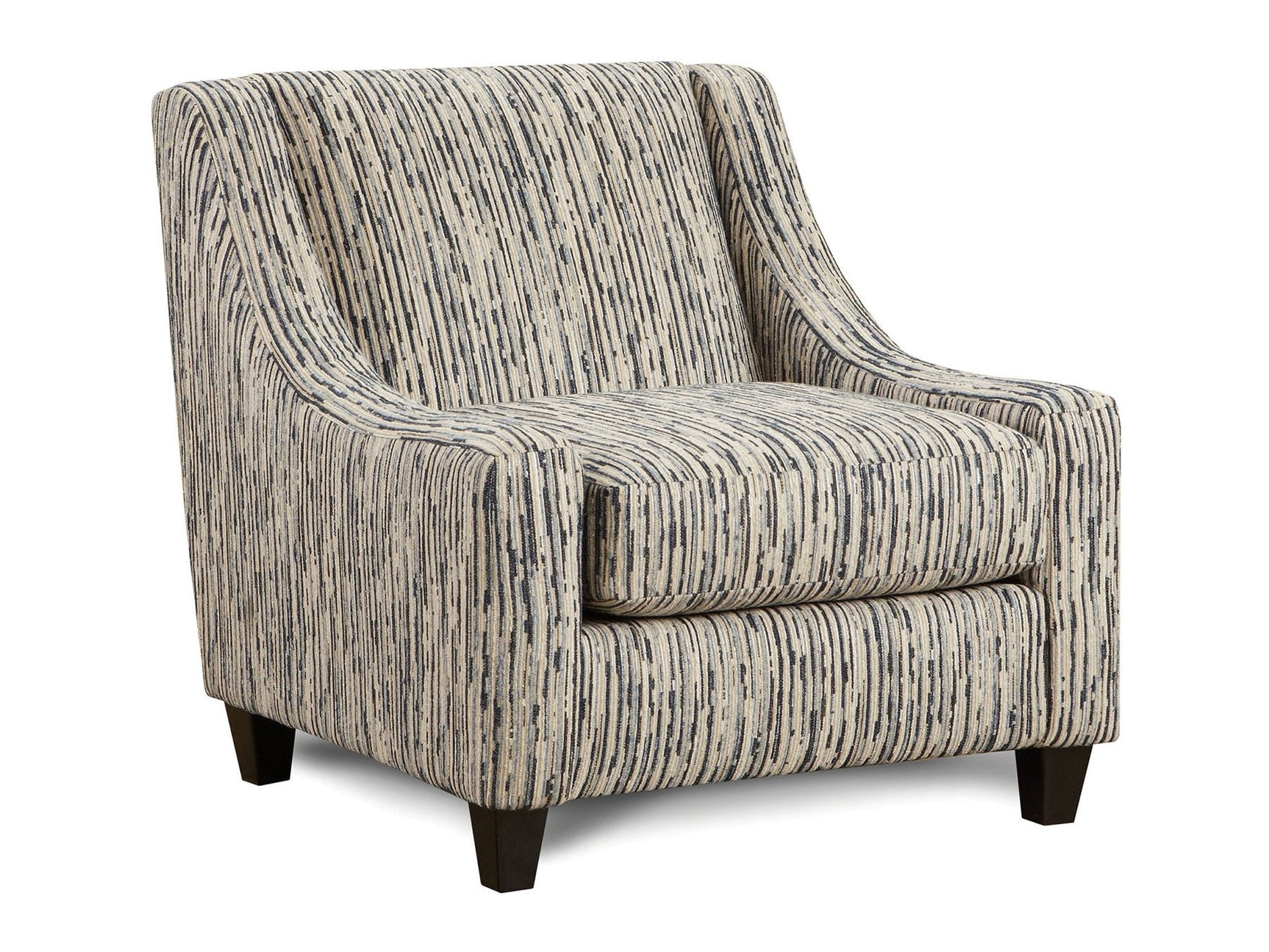 Eastleigh Stripe Multi Accent Chair - Ornate Home