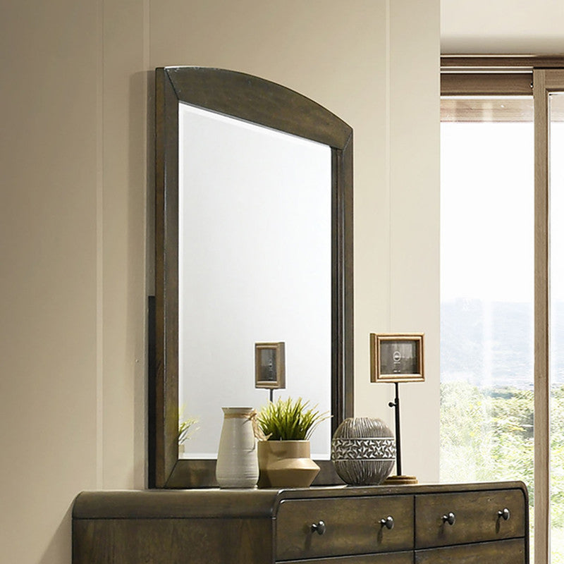 Eastlin Walnut Mirror - Ornate Home