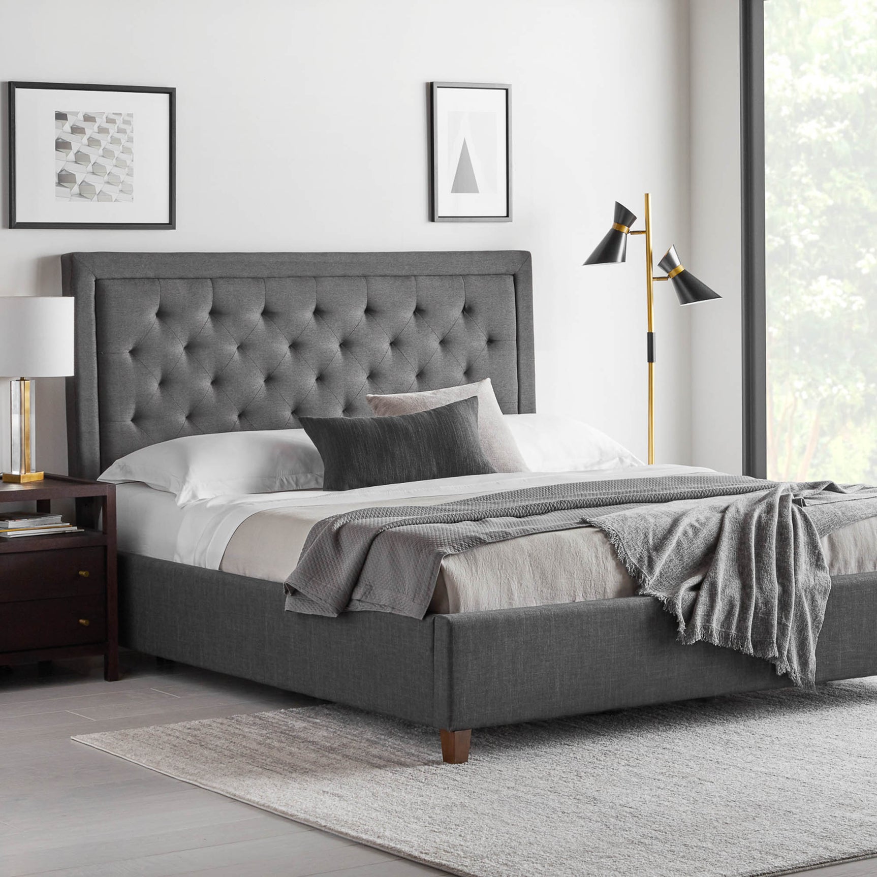 Eastman Stone King Platform Bed Base - Ornate Home