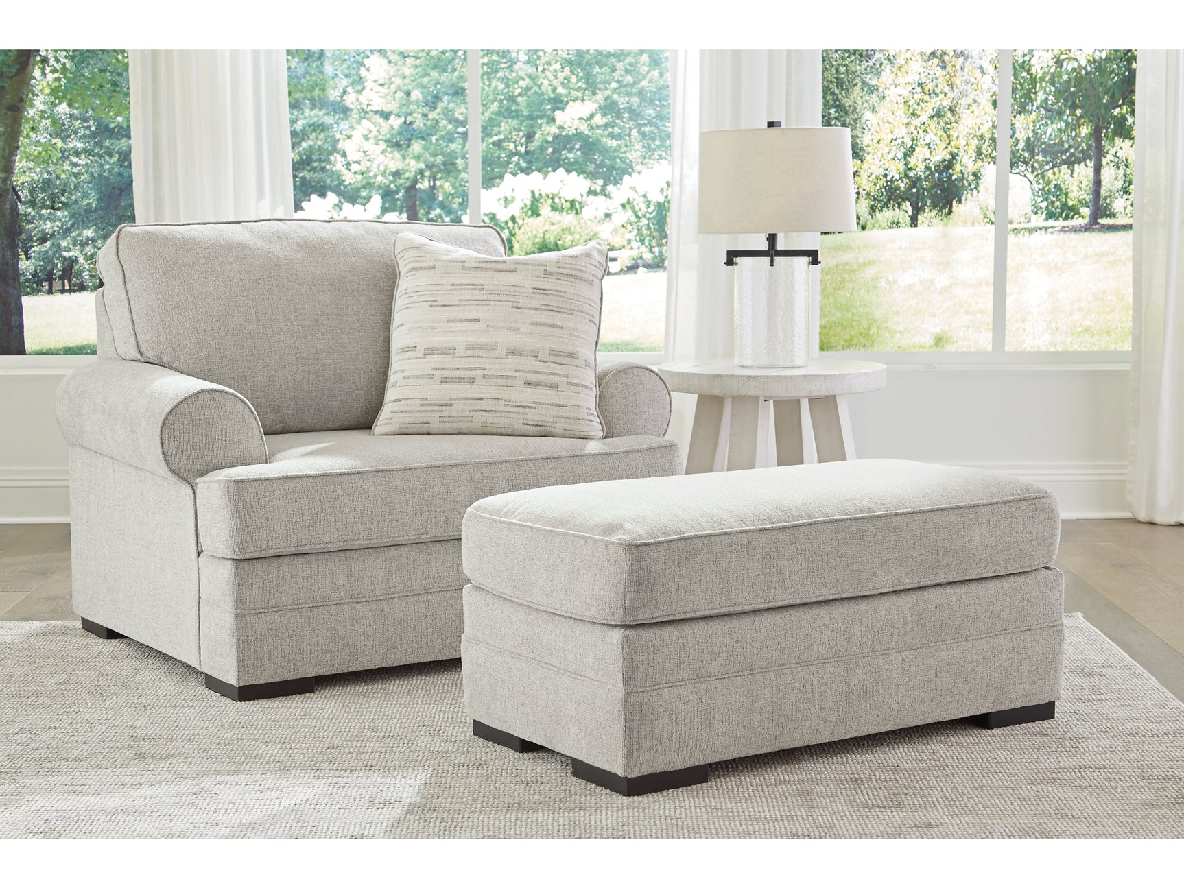 Eastonbridge Oversized Chair and Ottoman - Ornate Home