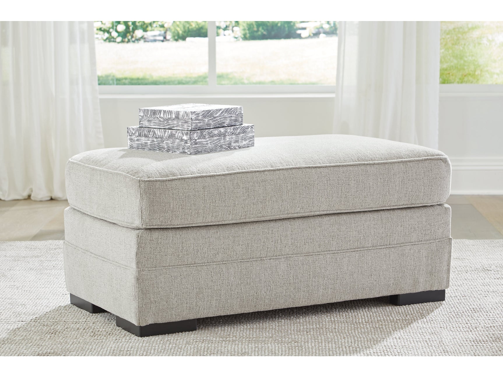 Eastonbridge Shadow Ottoman - Ornate Home