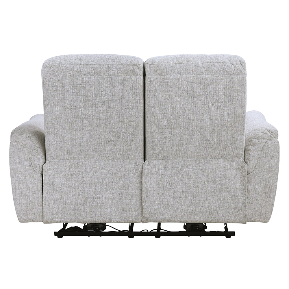 Eastre Beige Power Motion Loveseat - Ornate Home