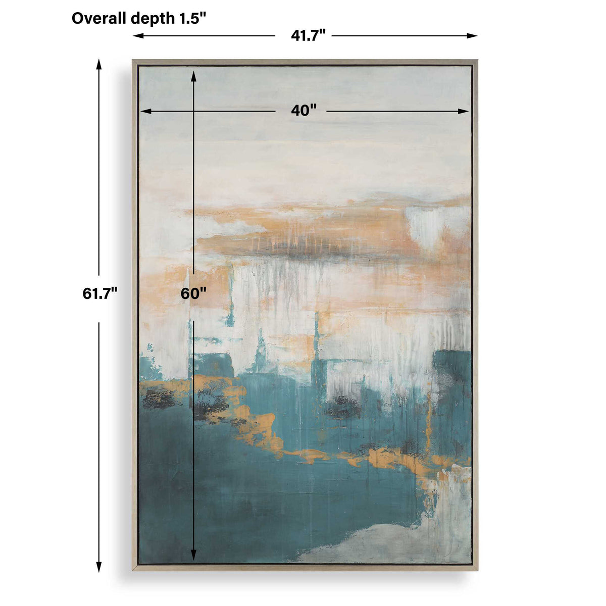 Eastside Multicolor Abstract Coastal Art - Ornate Home
