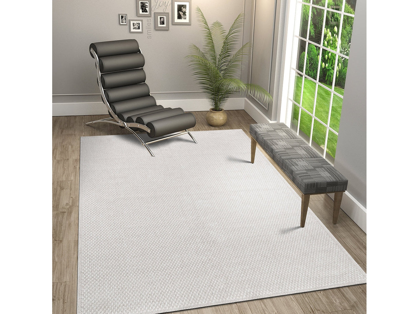 Easy Bone Jute Indoor Outdoor Rugs - Ornate Home