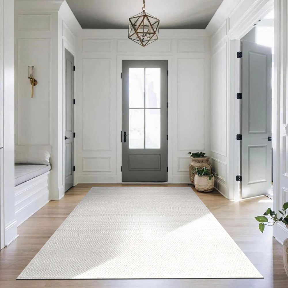 Easy Bone Jute Indoor Outdoor Rugs - Ornate Home