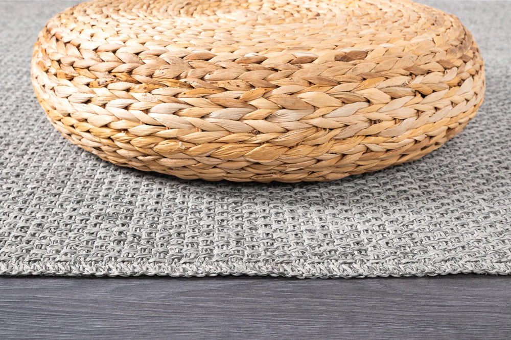 Easy Gray Jute Indoor Outdoor Rugs - Ornate Home