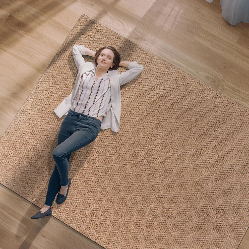 Easy Natural Jute Indoor Outdoor Rugs - Ornate Home