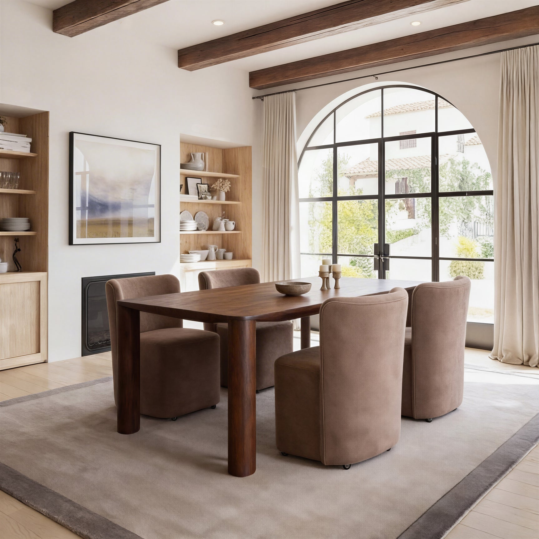 Eazy Espresso Dining Table - Ornate Home