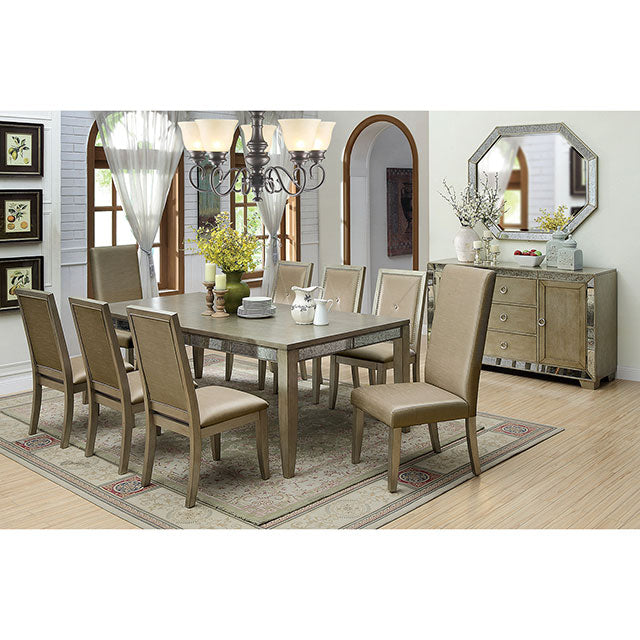 Echo Antique Gold Dining Table - Ornate Home