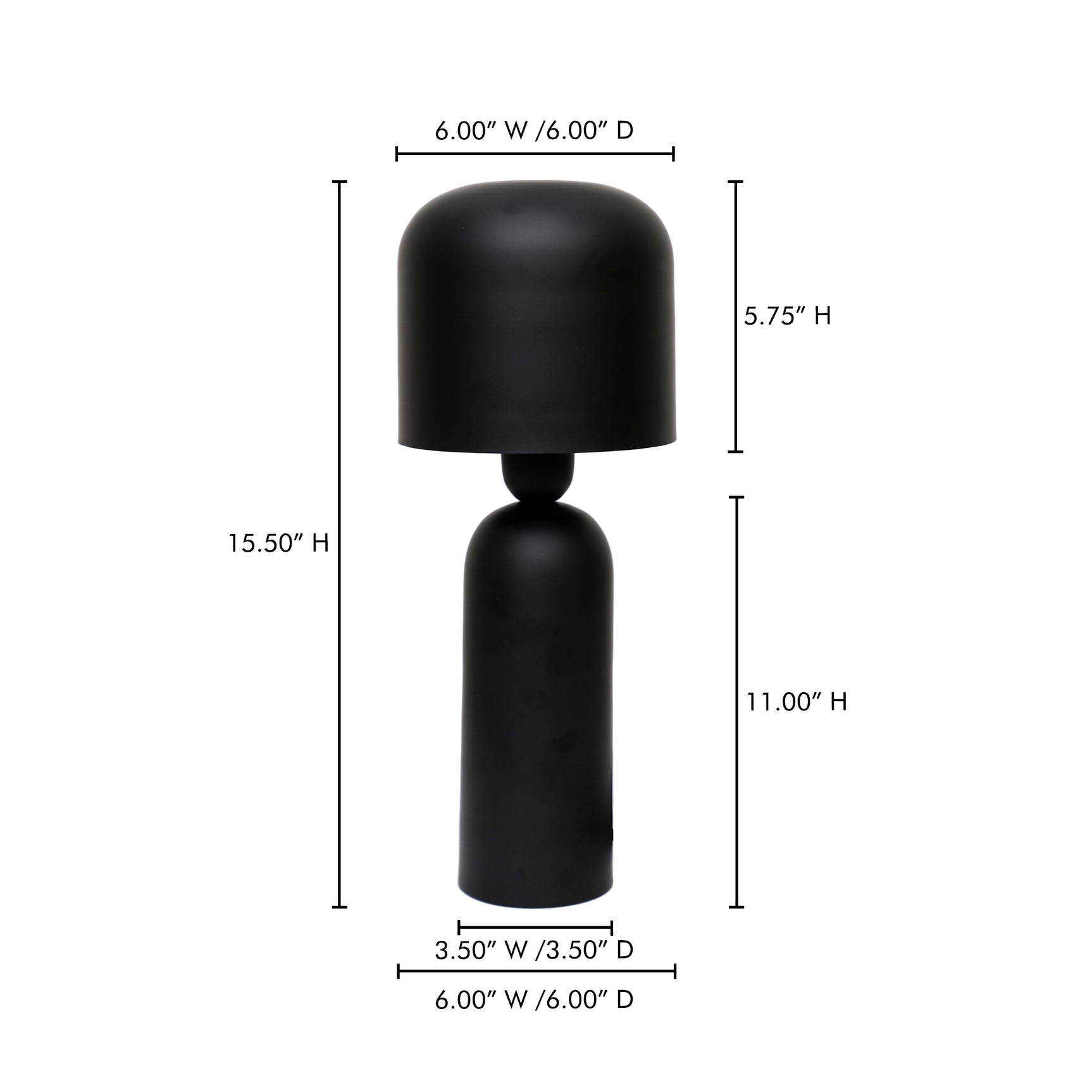 Echo Black Lamp - Ornate Home