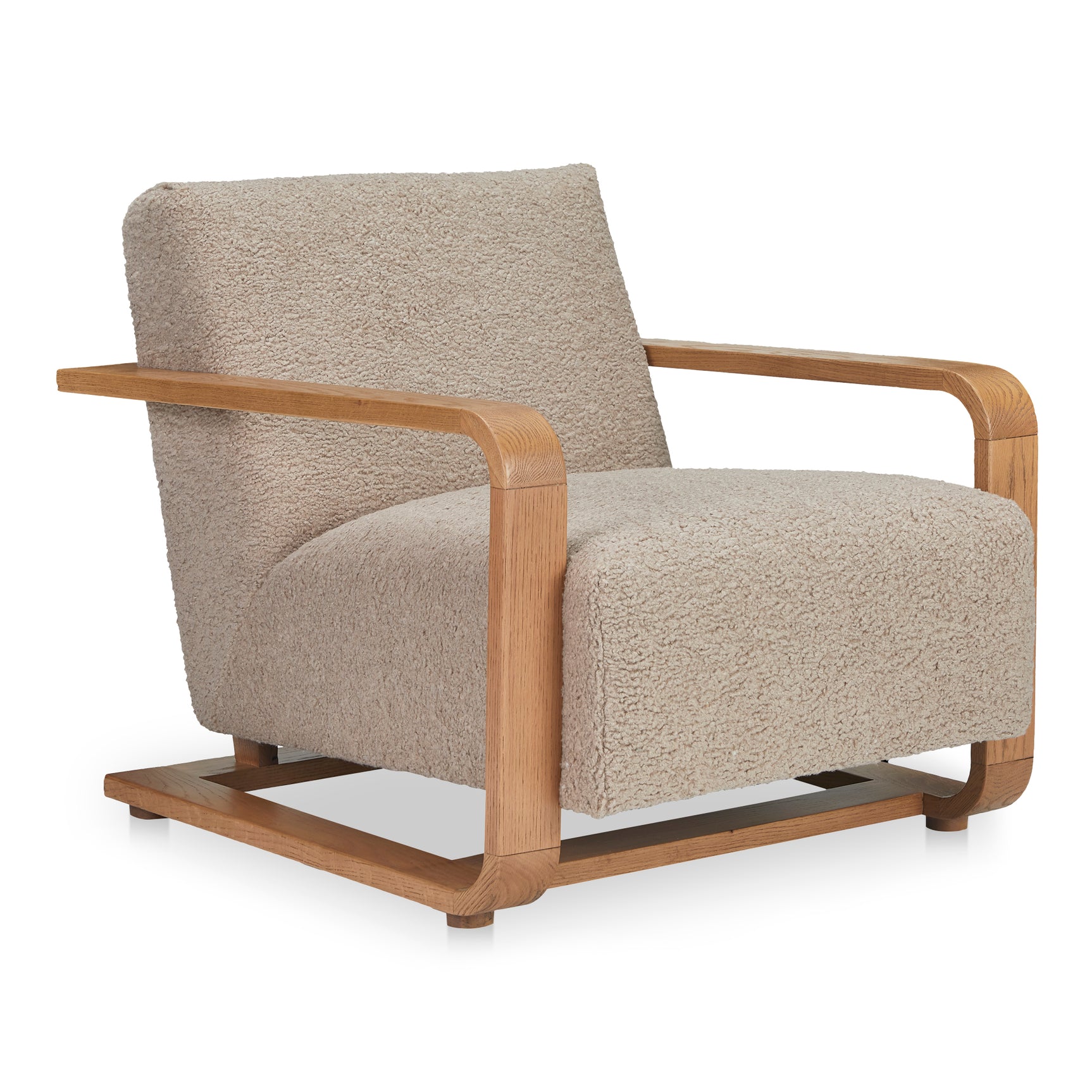Eckersley Beige Lounge Chair - Ornate Home