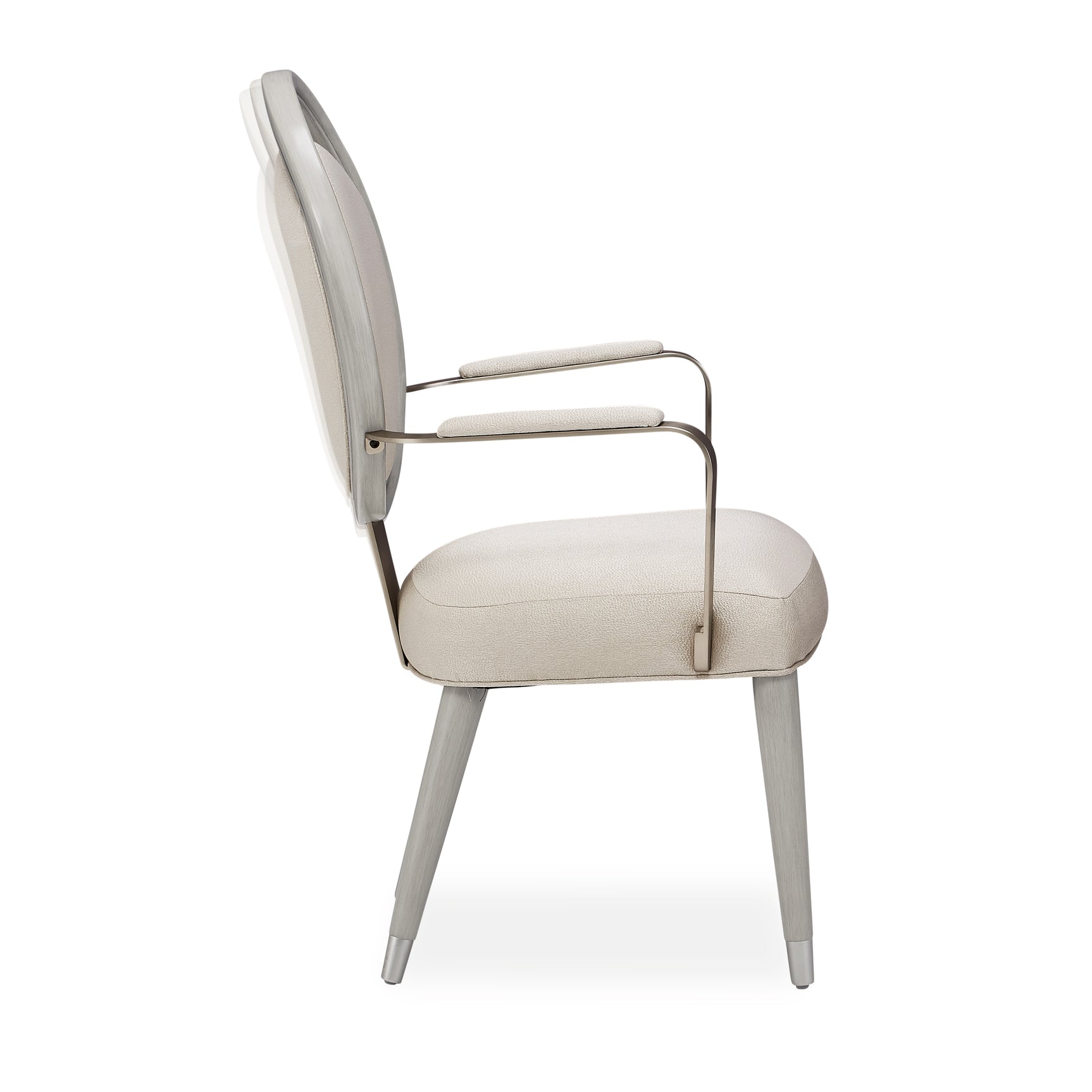 Eclipse Moonlight/Ivory Dining Arm Chair (Set of 2) - Ornate Home