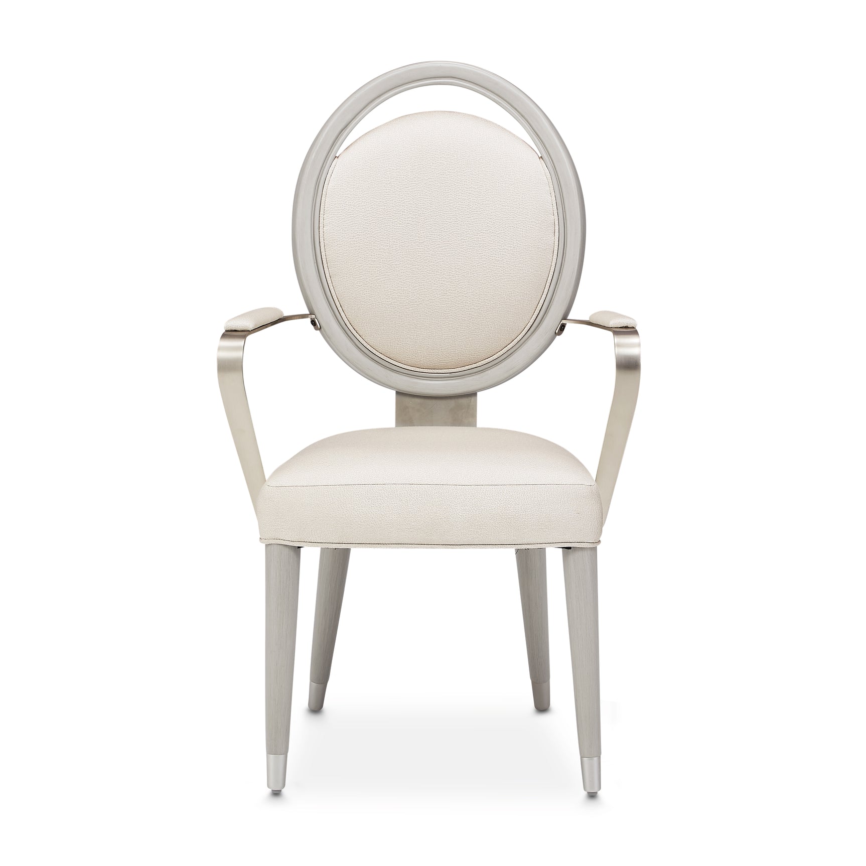 Eclipse Moonlight/Ivory Dining Arm Chair (Set of 2) - Ornate Home