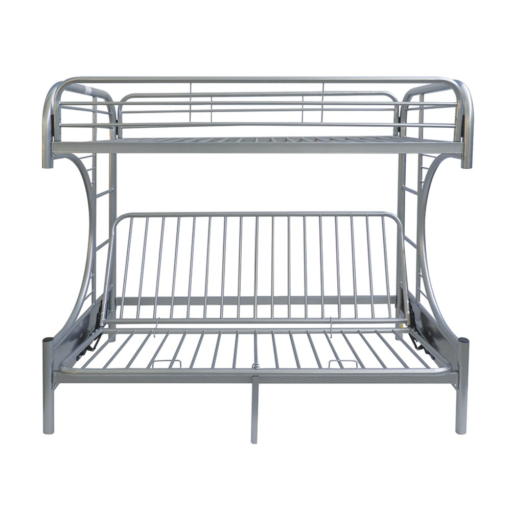 Eclipse Silver Bunk Bed (Twin XL/Queen/Futon) - Ornate Home