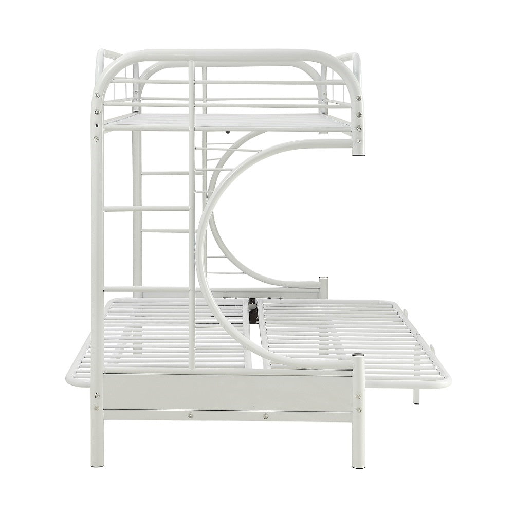 Eclipse White Bunk Bed (Twin XL/Queen/Futon) - Ornate Home
