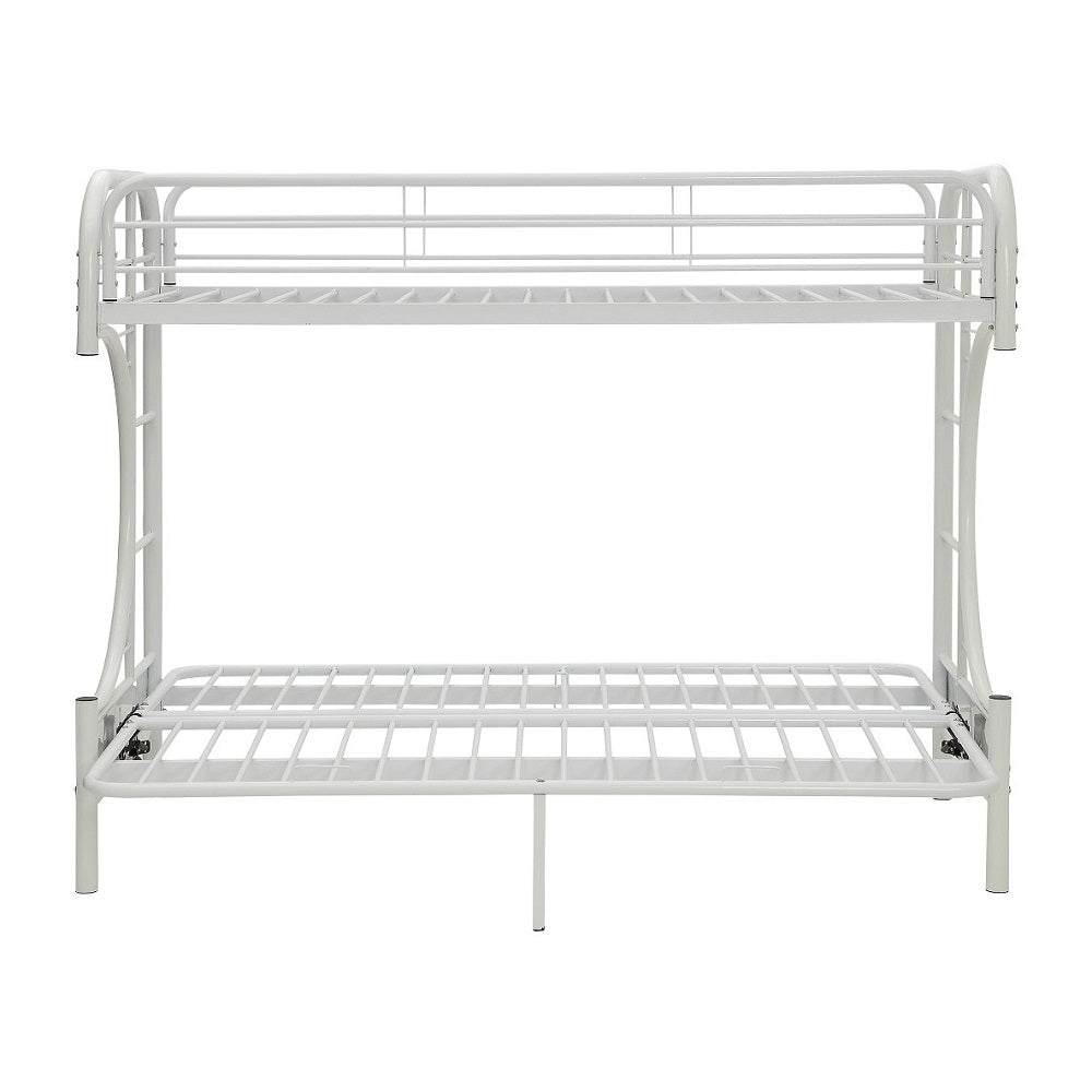 Eclipse White Bunk Bed (Twin XL/Queen/Futon) - Ornate Home