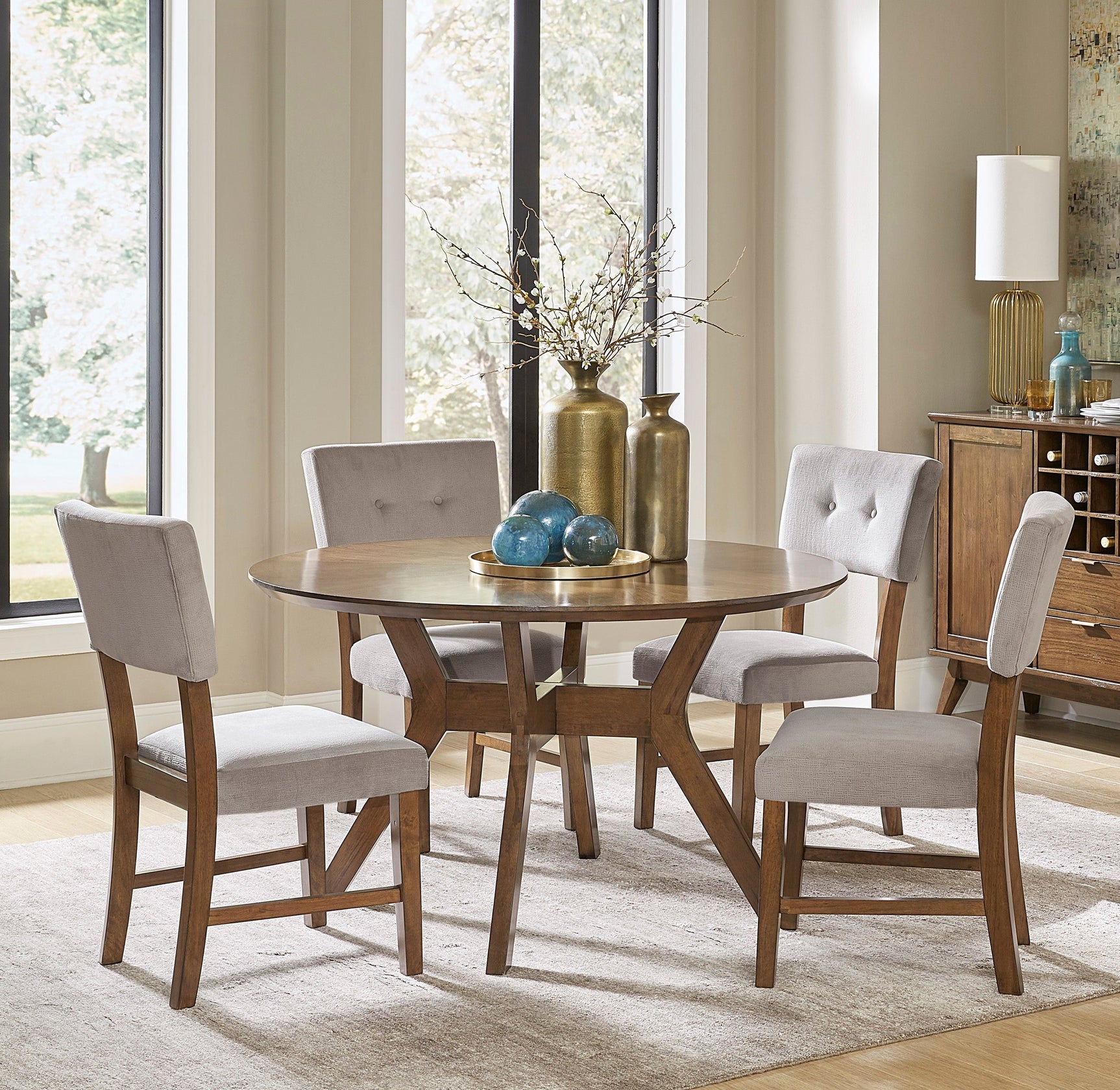 Edam Brown Side Chair (Set of 2) - Ornate Home