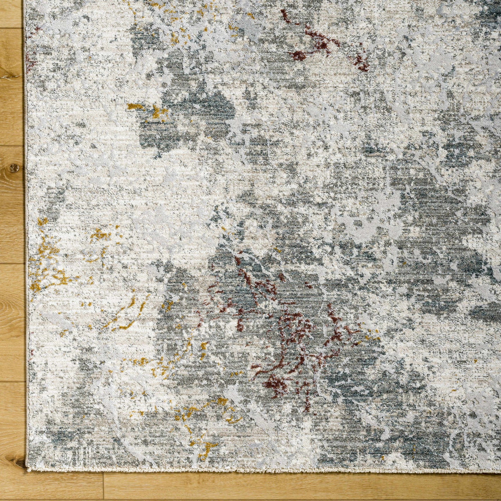 Edana Textured Rug with Fringes - Ornate Home