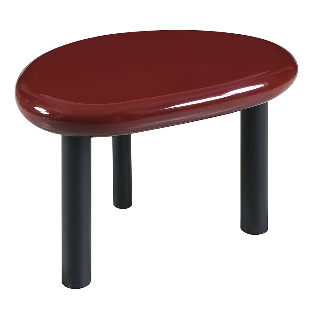 Eddie Red High Gloss End Table - Ornate Home