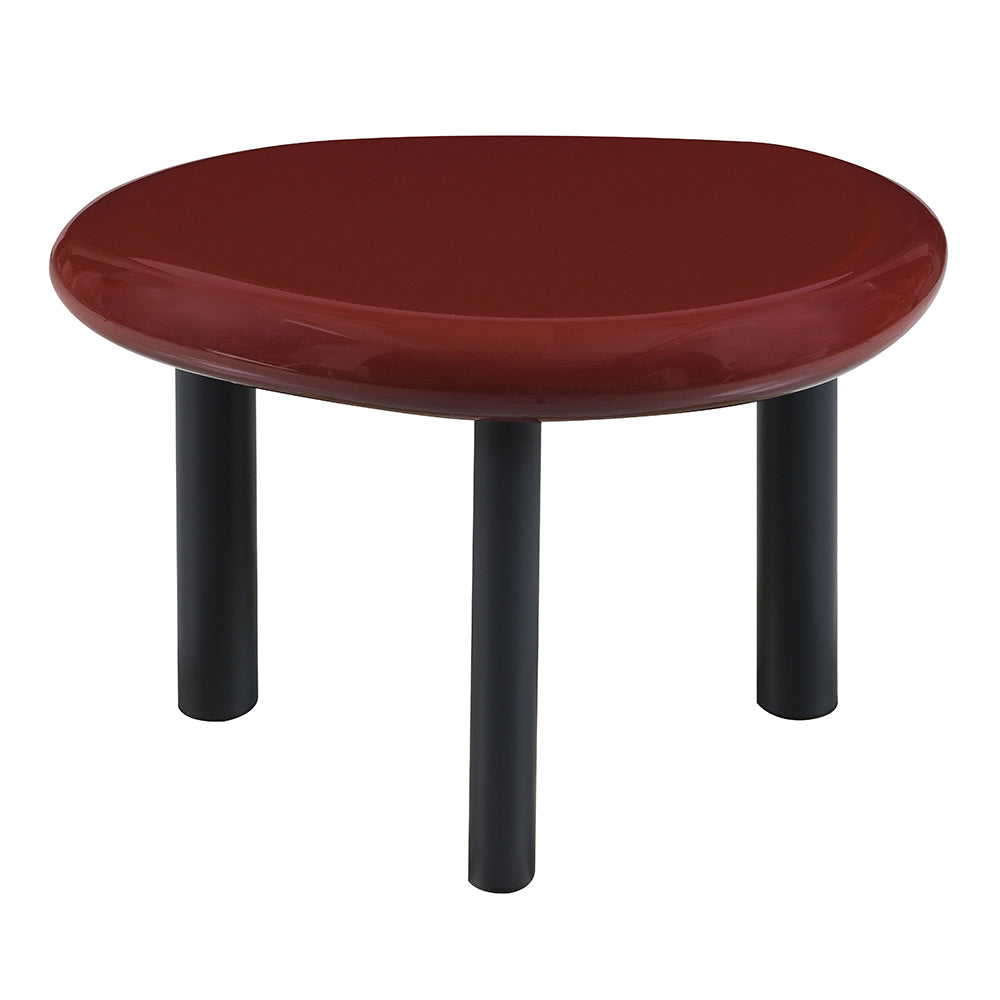 Eddie Red High Gloss End Table - Ornate Home