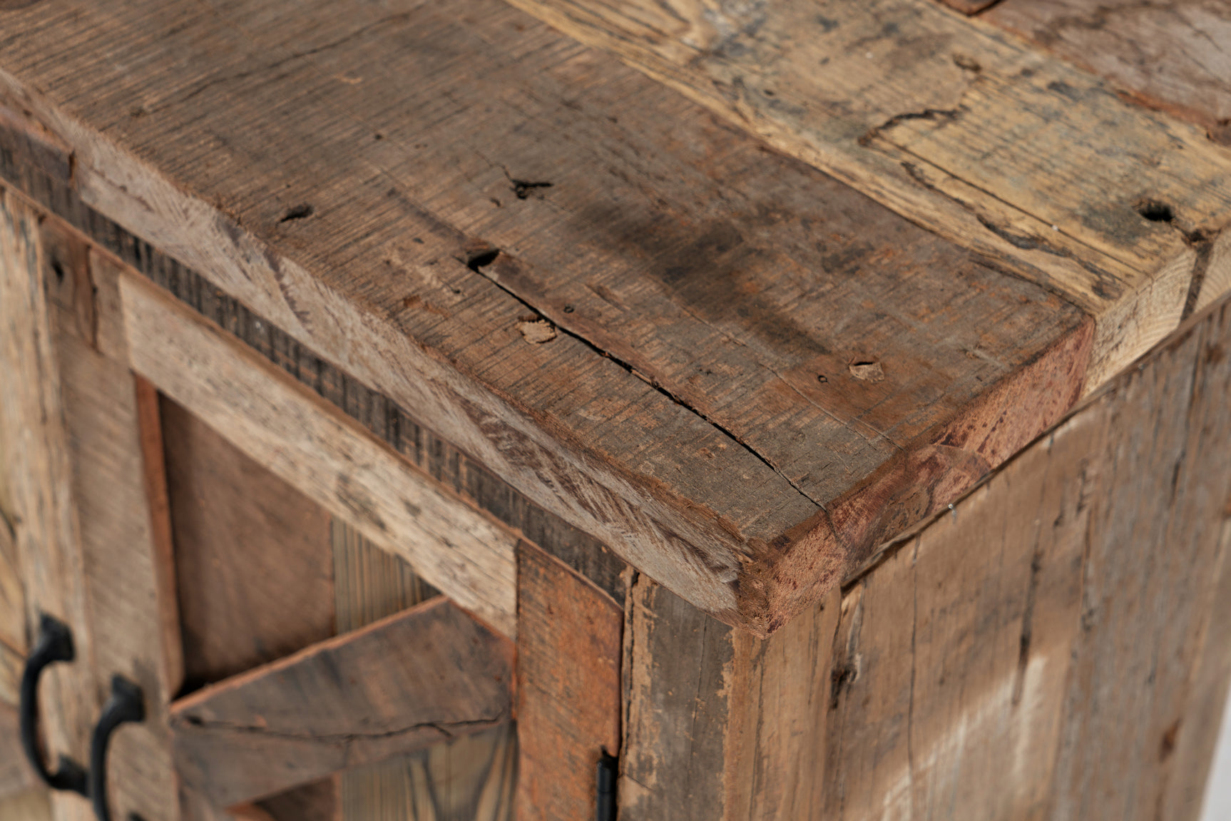 Eden Prairie Reclaimed 4 Door Accent Cabinet - Ornate Home