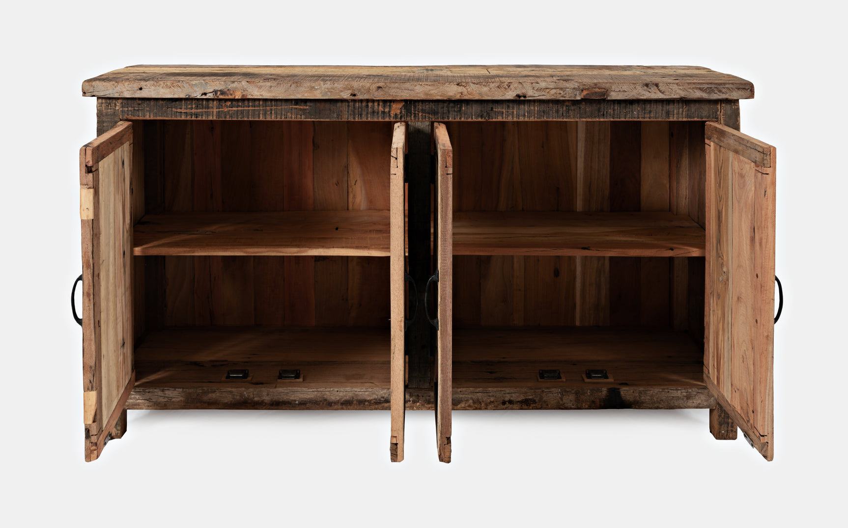 Eden Prairie Reclaimed 4 Door Accent Cabinet - Ornate Home