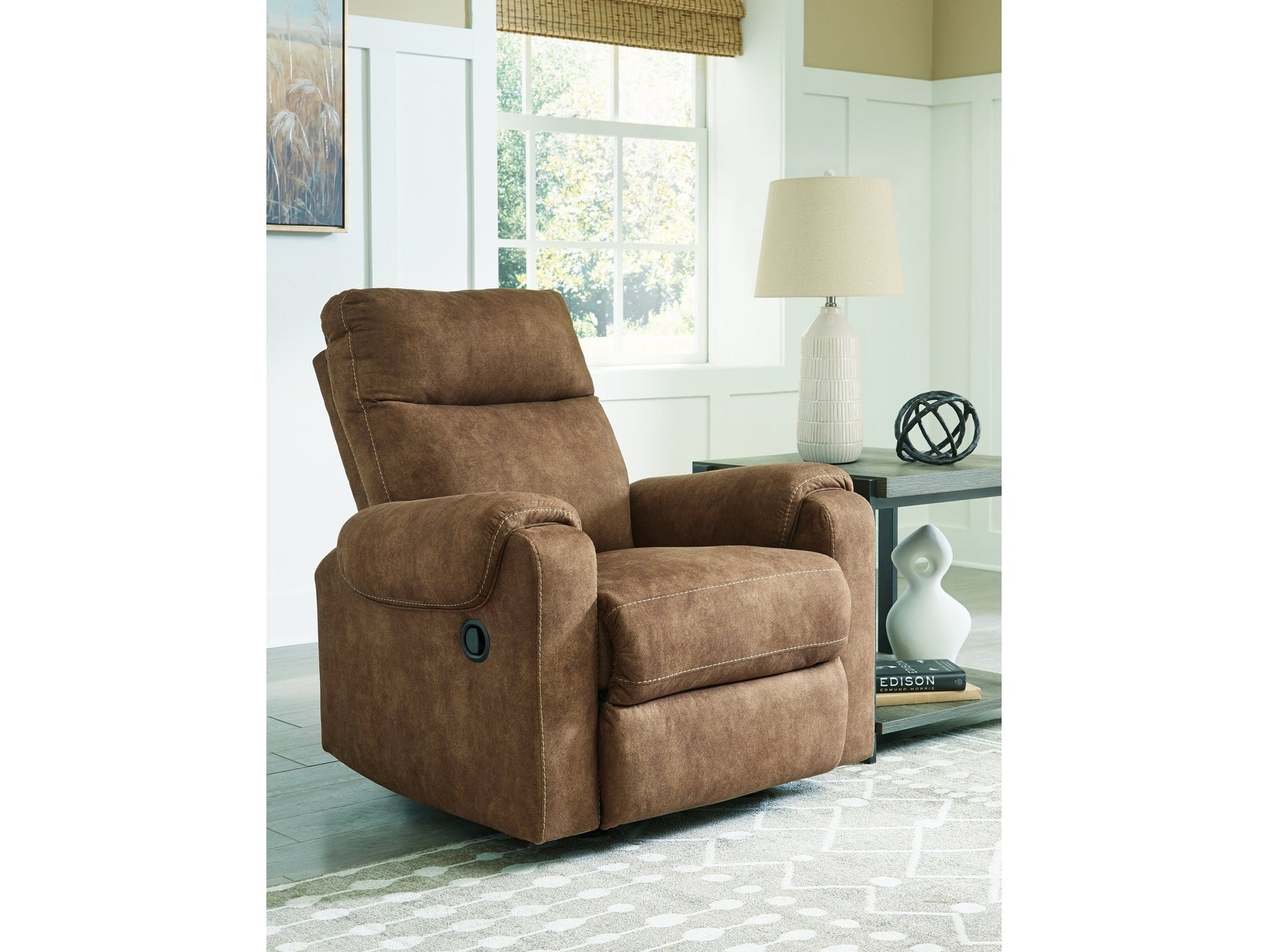 Edenwold Brown Recliner - Ornate Home