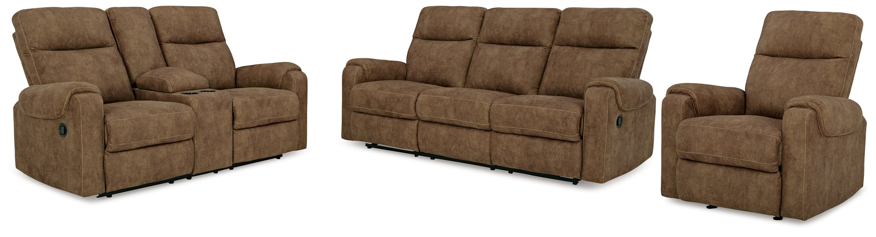 Edenwold Reclining Sofa, Loveseat and Recliner - Ornate Home