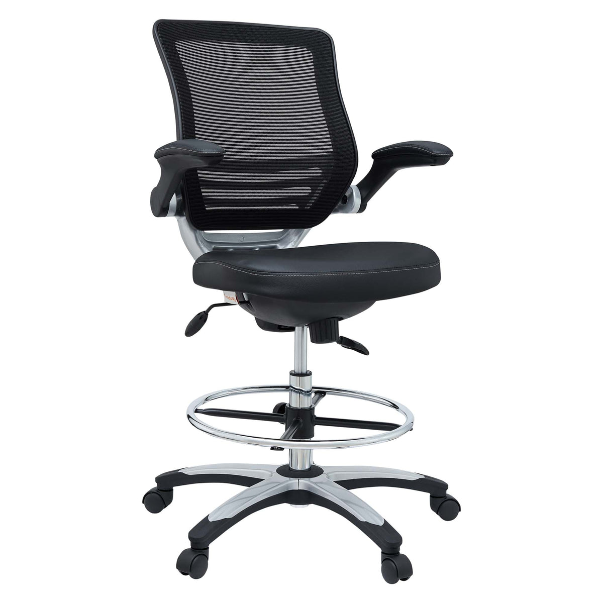 Edge Black Drafting Chair - Ornate Home