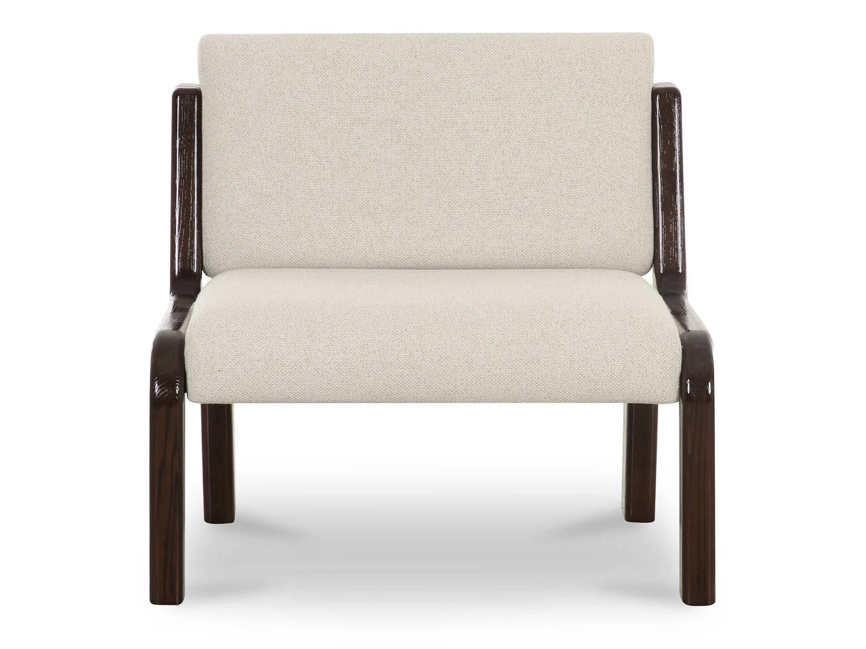 Edie Flecked Ivory Accent Chair - Ornate Home