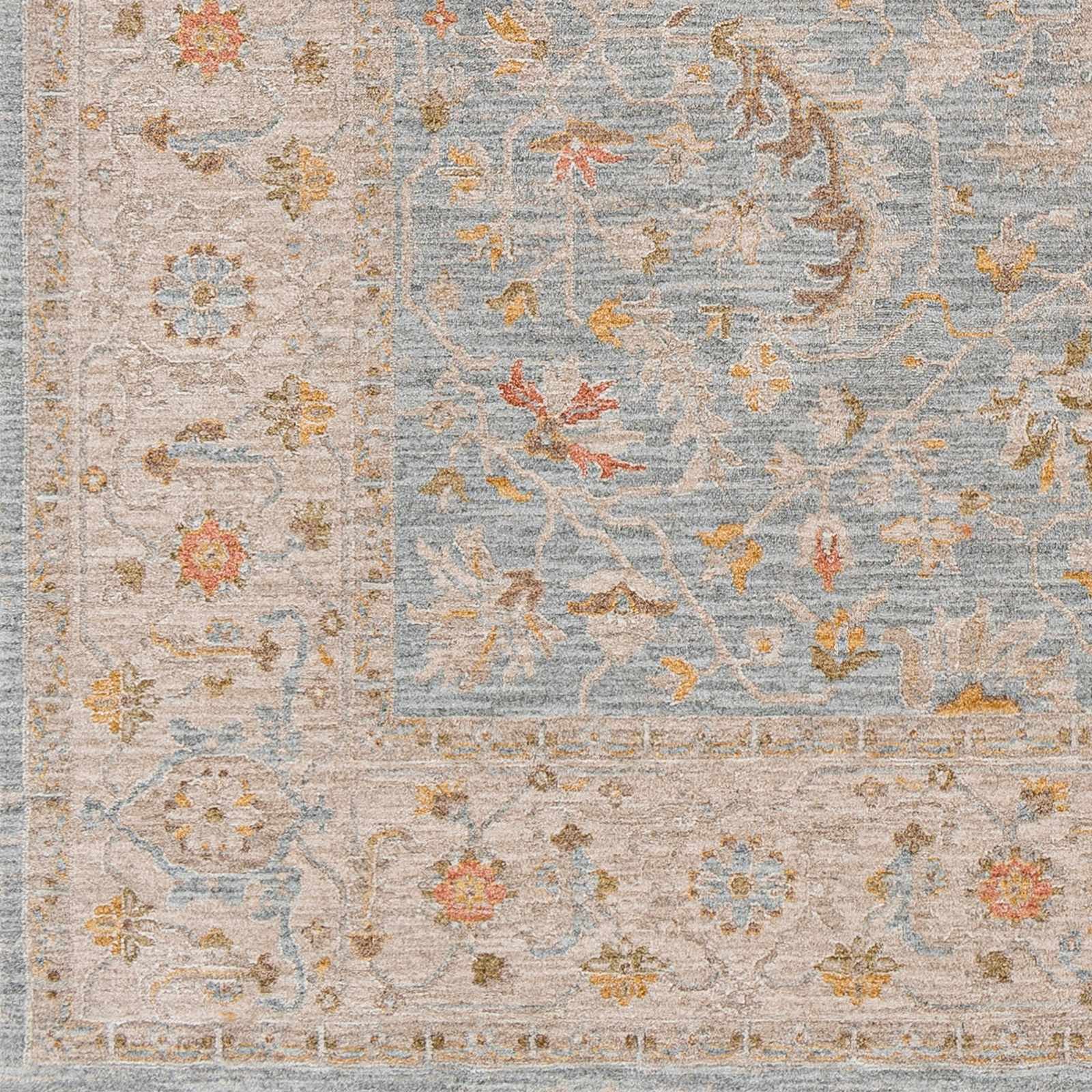 Edie Taupe Thick Luxe Oushak Rug - Ornate Home