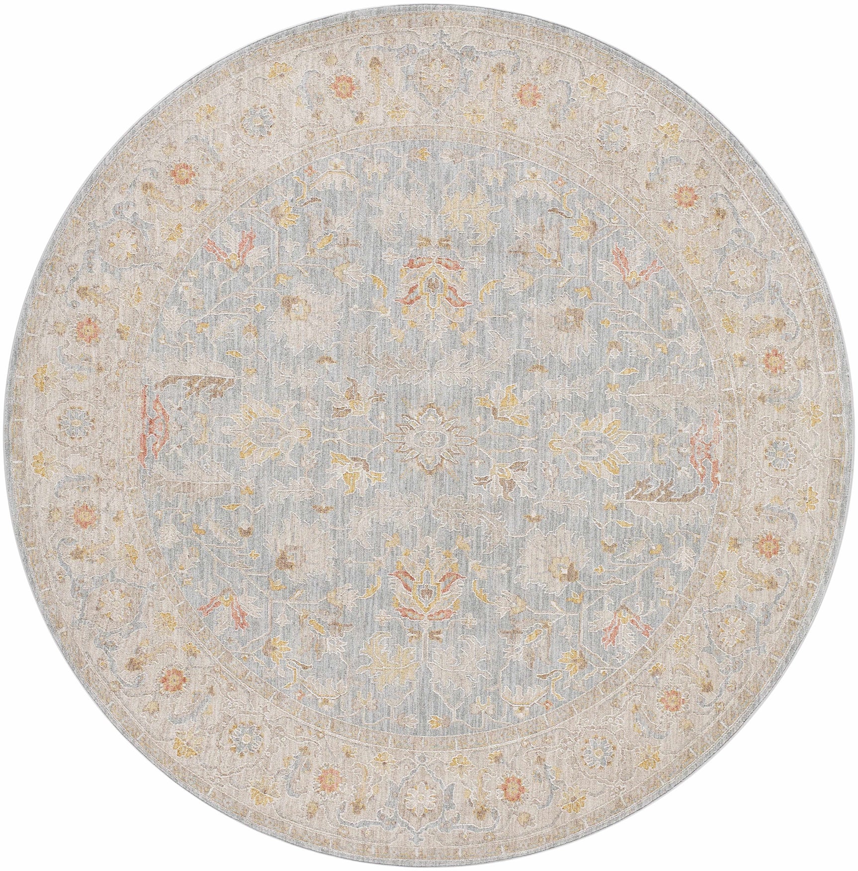 Edie Taupe Thick Luxe Oushak Rug - Ornate Home