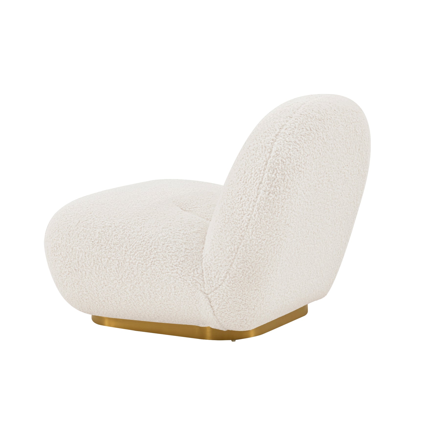 Edina Accent Chair in White - Ornate Home