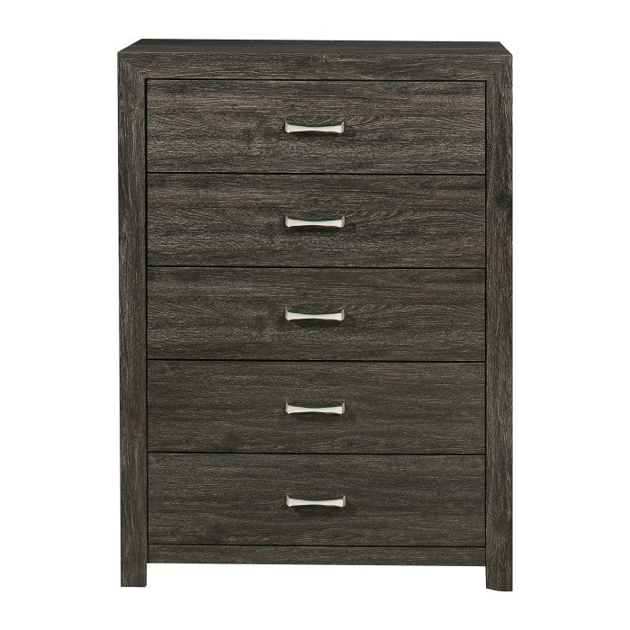 Edina Dark Gray Chest - Ornate Home