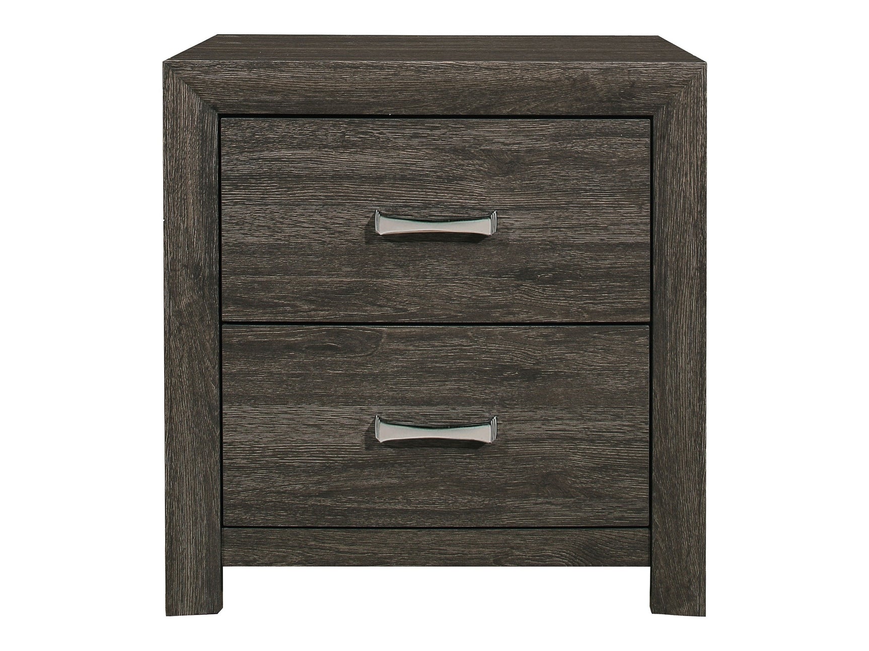 Edina Dark Gray Nightstand - Ornate Home