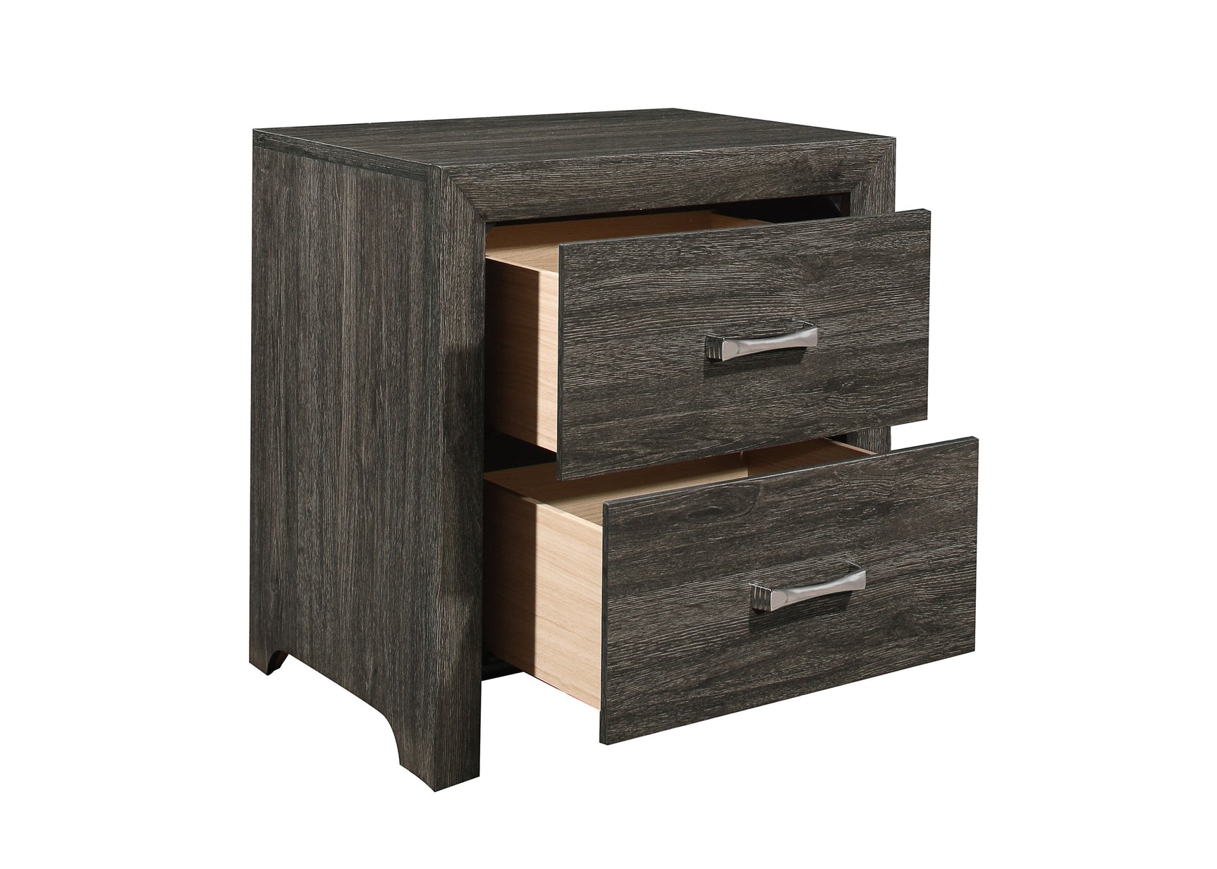 Edina Dark Gray Nightstand - Ornate Home