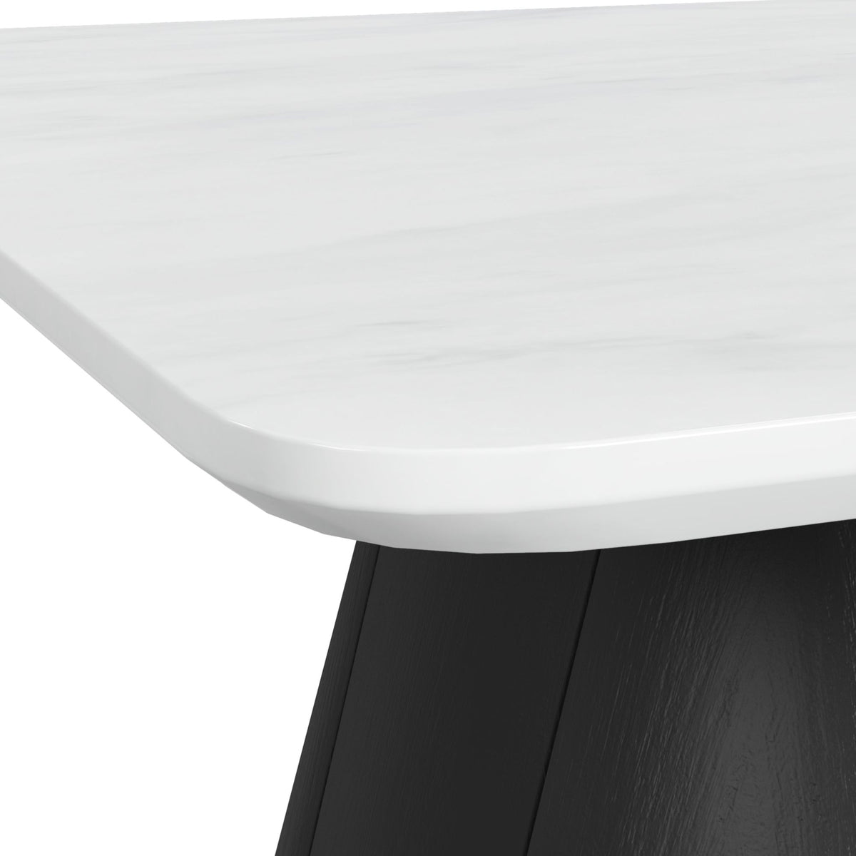 Edison White/Black 2-Piece Occasional Table Set - Ornate Home