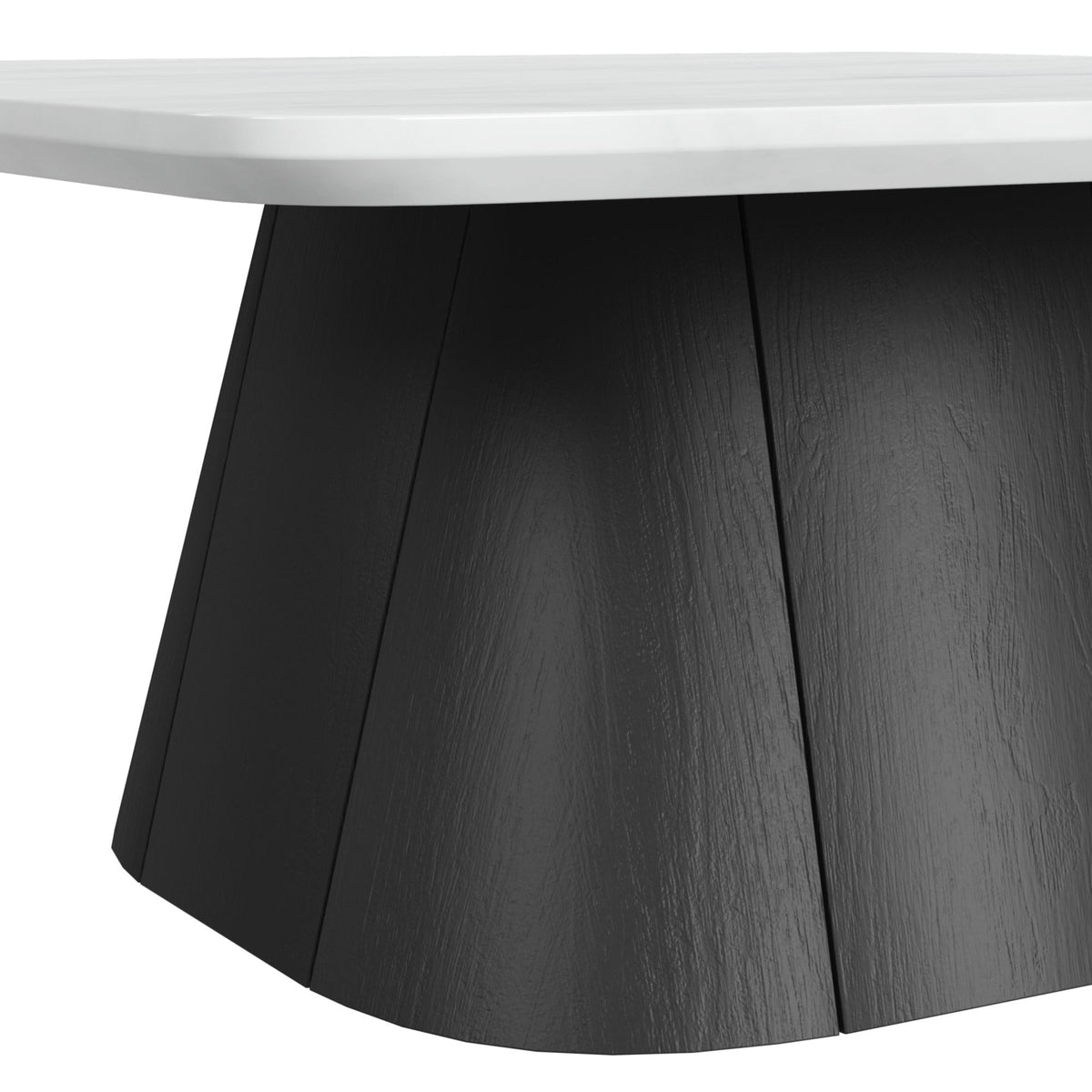 Edison White/Black 2-Piece Occasional Table Set - Ornate Home