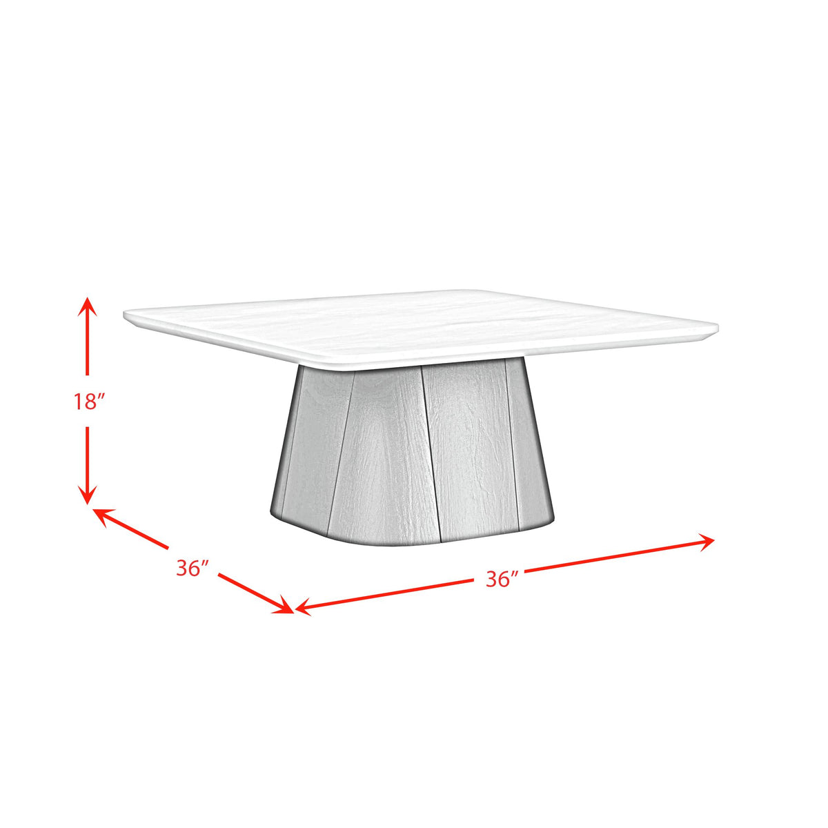 Edison White/Black 2-Piece Occasional Table Set - Ornate Home
