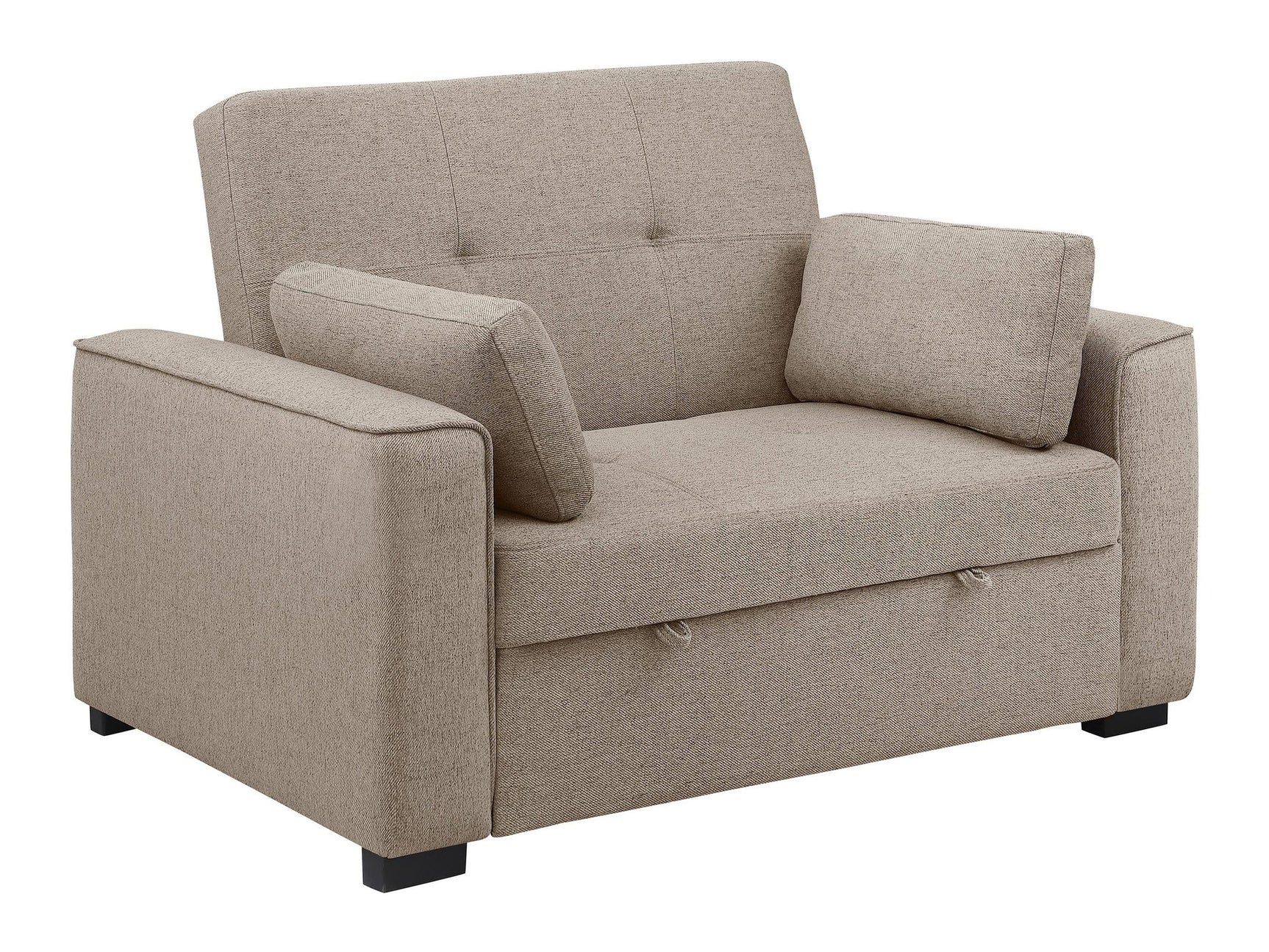 Edith Beige Sleeper Sofa Bed - Ornate Home