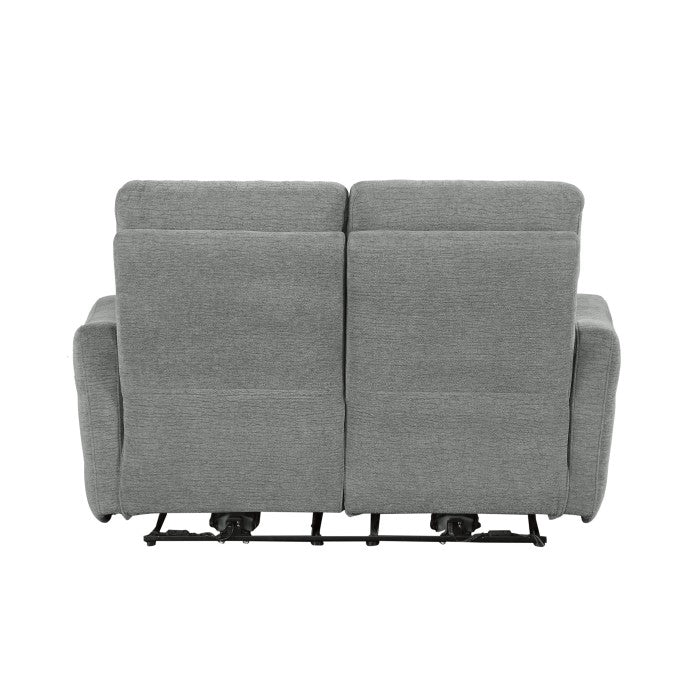 Edition Gray Power Double Reclining Loveseats - Ornate Home