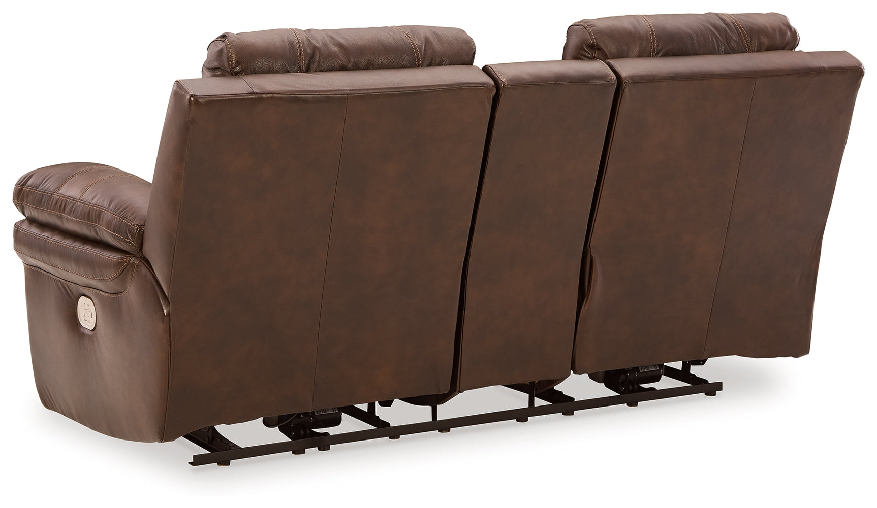 Edmar Chocolate Power Reclining Loveseat (Online Special Price) - Ornate Home