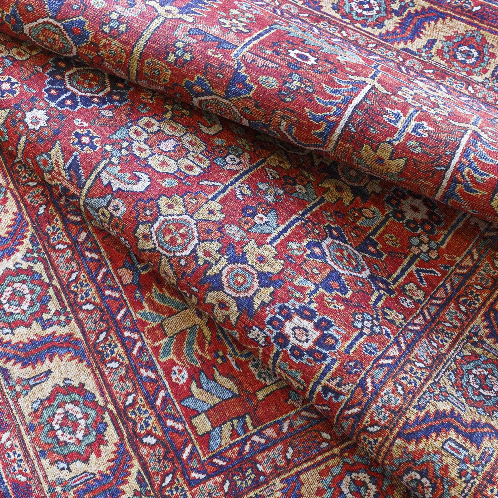 Edwardsburg Traditional Red Rug - Ornate Home