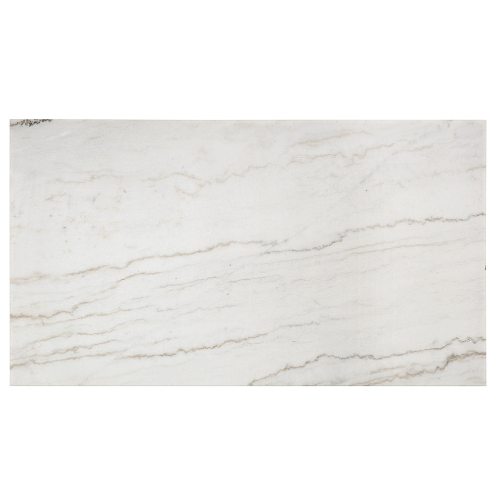 Edwyn White Natural/Brown Dining Table w/ Marble Top - Ornate Home