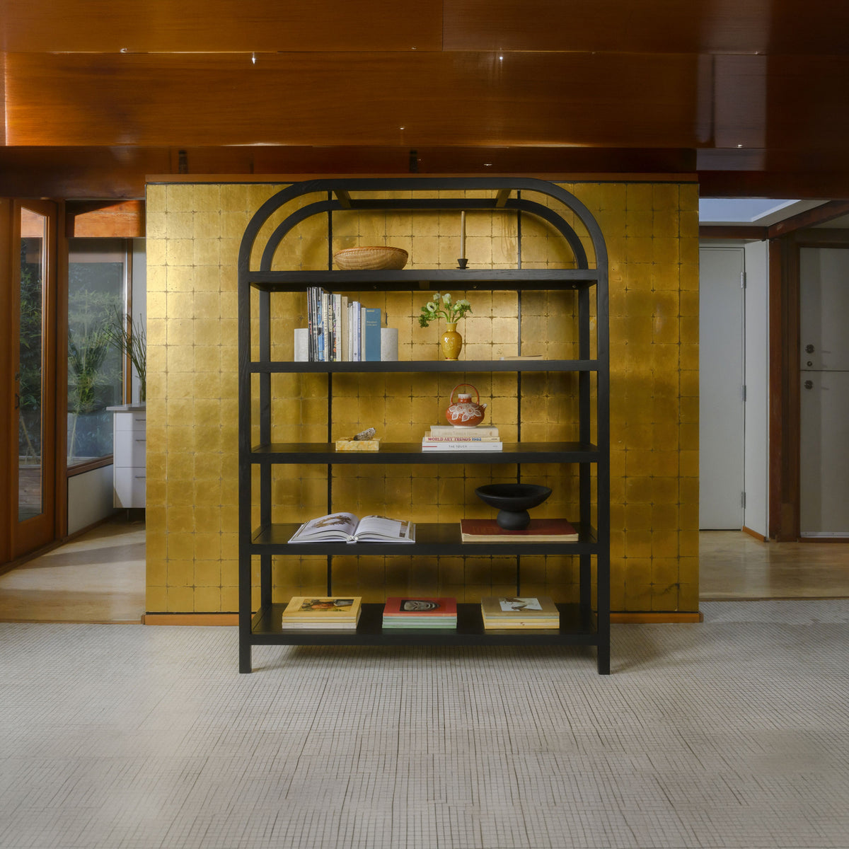 Eero Black Large Bookcase - Ornate Home
