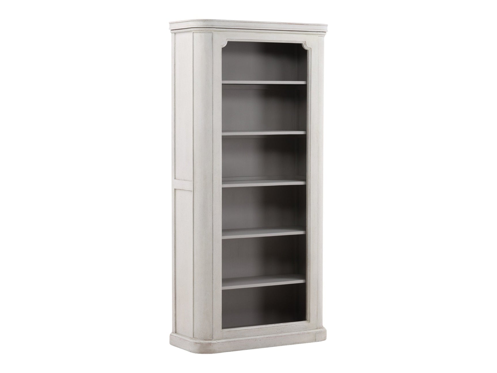 Effie Whitewash Bookcase - Ornate Home