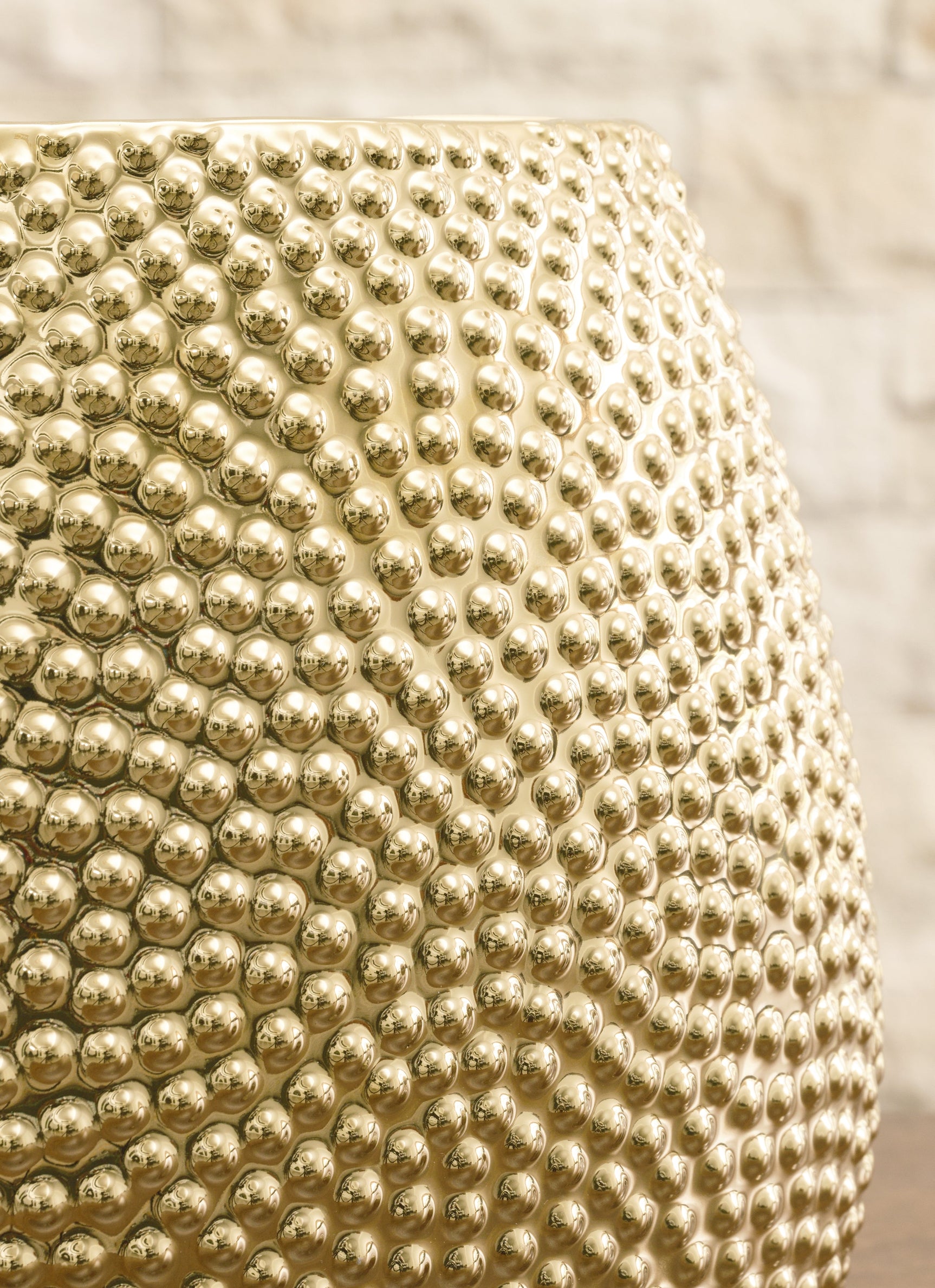 Efim Gold Finish Vase (8" H) - Ornate Home