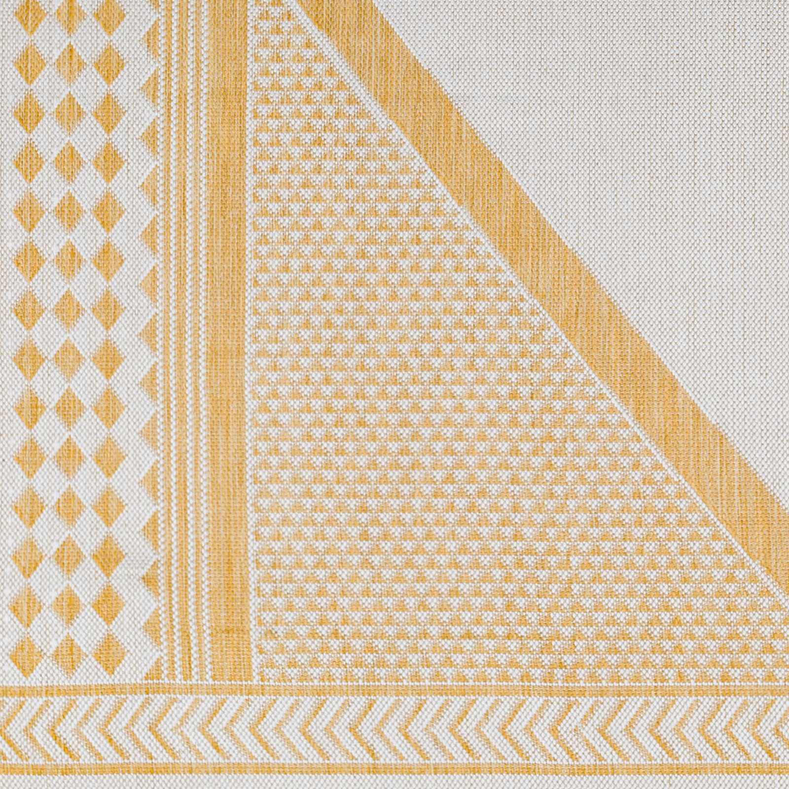 Efrem Mustard Outdoor Carpet Area Rug - Clearance - Ornate Home